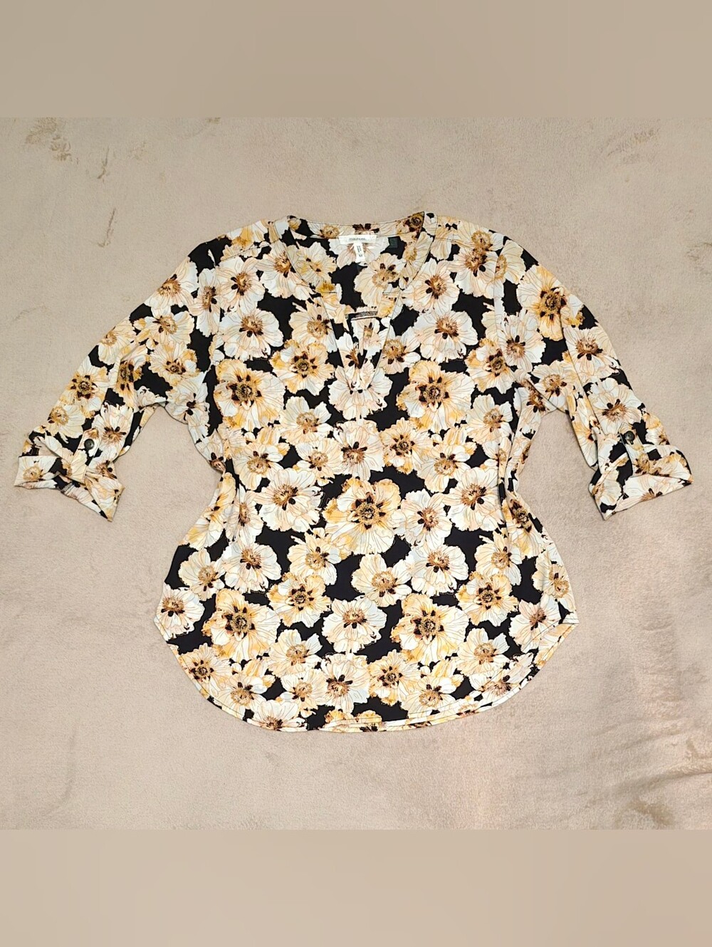 Maurices Floral Blouse Size Medium